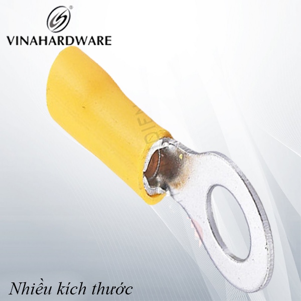 Đầu cos khoen Vinahardware dùng cho dây 1-2.5mm2, phi M6 VNH1252621-VNH1252621