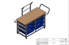 Bộ kệ tủ ngăn chứa đồ chơi thiết bị học tập - VNH1727600