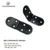 Bản lề lá bán nguyệt sắt sơn đen Vinahardware 1260.1.01006