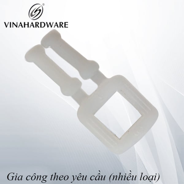 Bọ đai sắt bằng nhựa, màu trắng Vinahardware - VNH0012W-VNH0012W