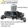 Bộ bàn và motor đầu kéo cổng xếp loại có 01 ray dẫn hướng