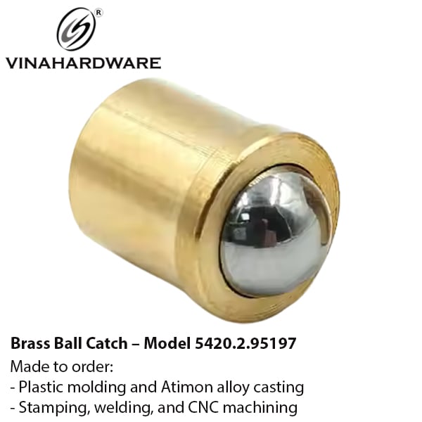 Chốt bi âm cửa tủ – Mã 5420.2.95197 – Gọn, chắc, sang trọng