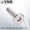 Bulong lục giác chìm Vinahardware, màu nikel M8 , nhiều loại kích thước -CS850NK