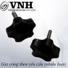 Bulong núm nhựa vặn tay Vinahardware loại M8, loại đầu lõm - TA0825BL