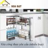 Tủ đồ khô khay inox hộp 2 tầng - 4200.4.02602