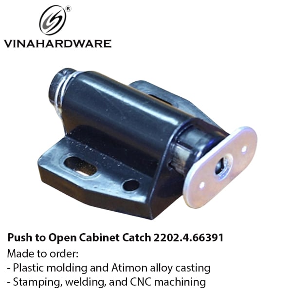 Chốt nhấn mở tủ không tay nắm – Tích hợp nam châm – 2202.4.66391
