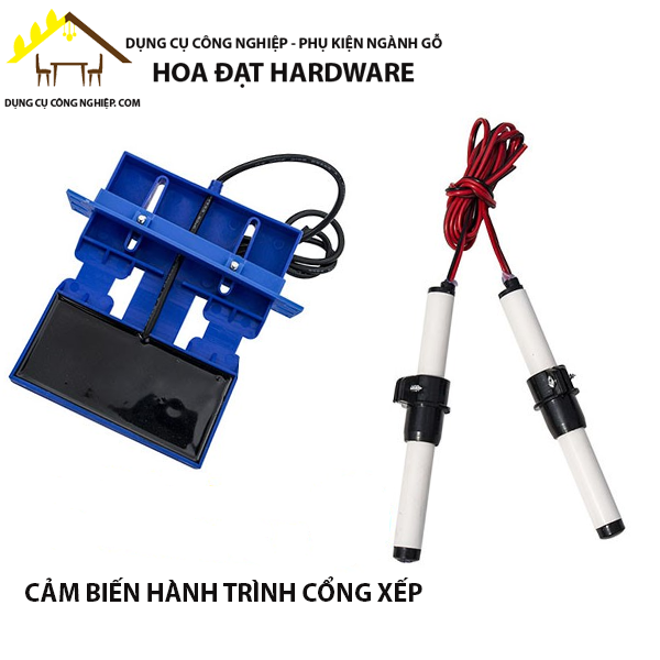 Cảm biến hành trình cổng xếp công nghiệp - có ray và không ray