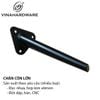 Chân côn bàn ghế Vinahardware, ống D42-D20, dày 1.2mm, sơn đen mờ