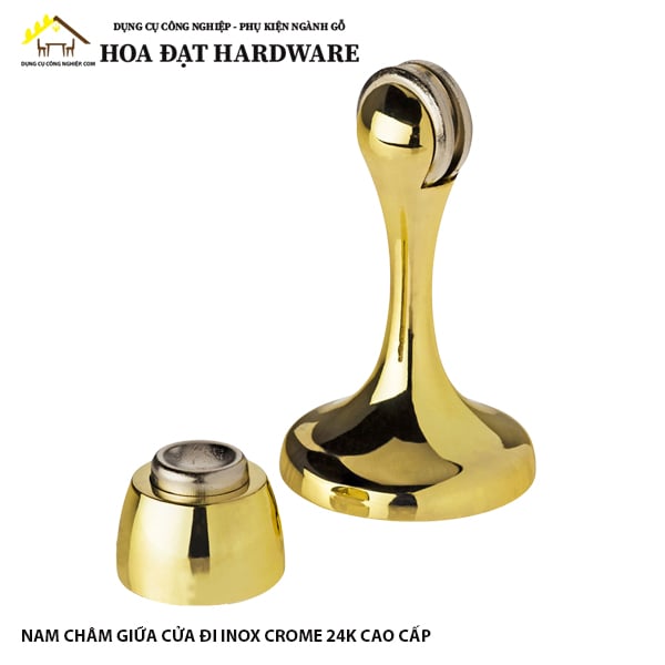 Nam châm chốt chặn cửa đi hợp kim mạ crome 24k cao cấp - DC0097V