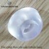 Chân đế nhựa Vinahardware phi 16mm nhựa trong ,màu trắng Vina - PB16W-PB16W