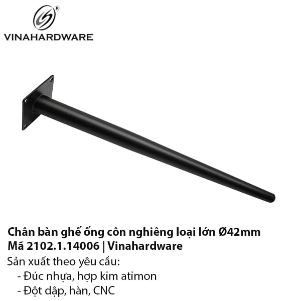Chân Bàn Côn Nghiêng Ø42mm - Mã 2102.1.14006