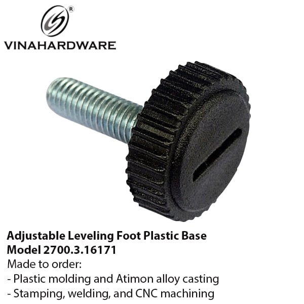 Chân tăng chỉnh nhựa M6 – Mã 2700.3.16171