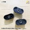 Chân đế nhựa hình Oval tăng chỉnh chân bàn Vinahardware kích thước 30x60mm - Mã 2702.3.30601