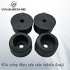 Chân đế nhựa lỗ trên Vinahardware phi 12mm, đế phi 20mm, dày 10mm PB1211B