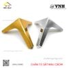 Chân tủ sắt - Chân ghế sofa Y 3 cạnh - Màu crom - Màu đen Vinahardware