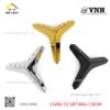 Chân tủ sắt - Chân ghế sofa Y 3 cạnh - Màu crom - Màu đen Vinahardware