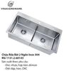 Chậu Lavabo Bếp 2 Hộc Inox 304 – Mã 1131.2.68143