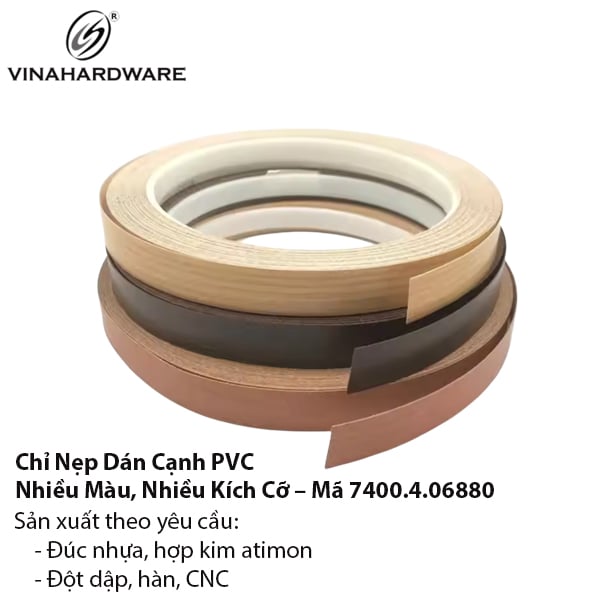 Chỉ Nẹp Dán Mép Ván Nhựa PVC – Mã 7400.4.06880