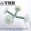 Chỉnh chân bàn 3 vạch Vinahardware loại M6, màu trắng-TA615D620W