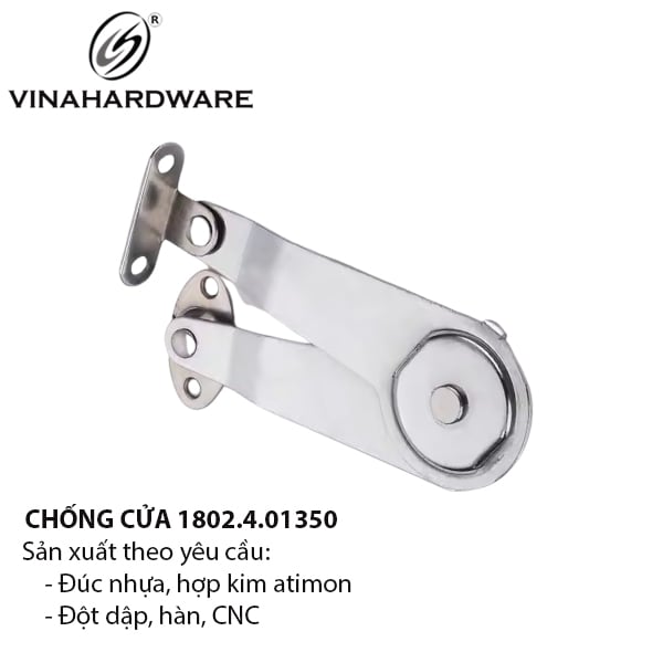 Tay nâng cửa tủ tổng Vinahardware dài 135mm - Mã 1802.4.01350 (cặp)