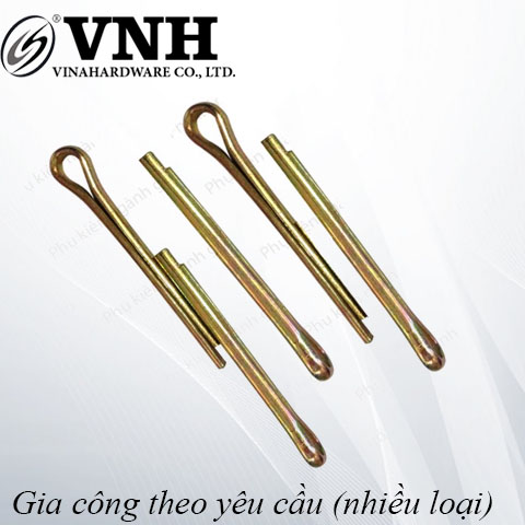 Chốt kẹp Vinahardware dày 3 ly, dài 30mm, màu giả cổ-KG330