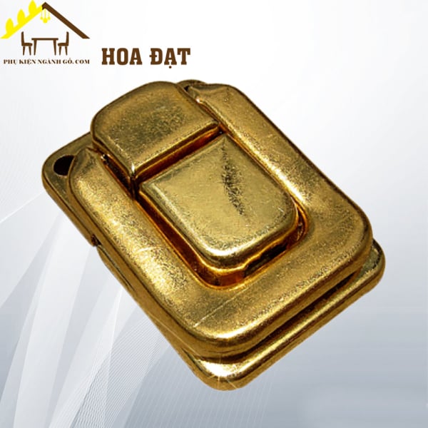 Khóa móc vuông Vinahardware, màu vàng-KT049S