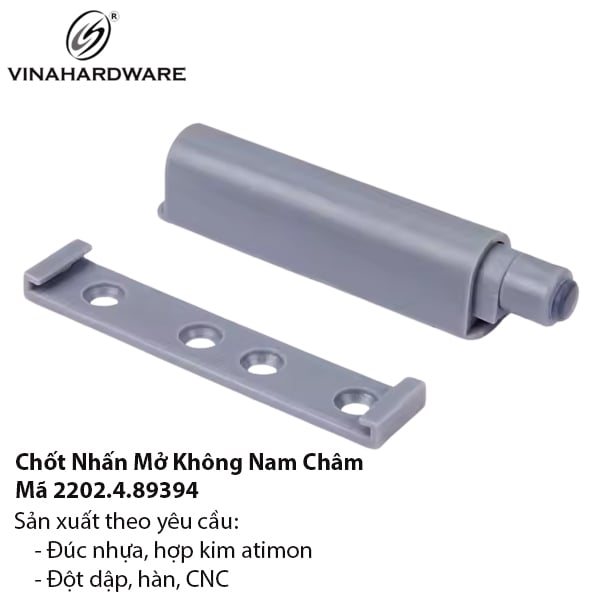 Chốt Nhấn Mở Tủ Gỗ Không Nam Châm – Mã 2202.4.89394