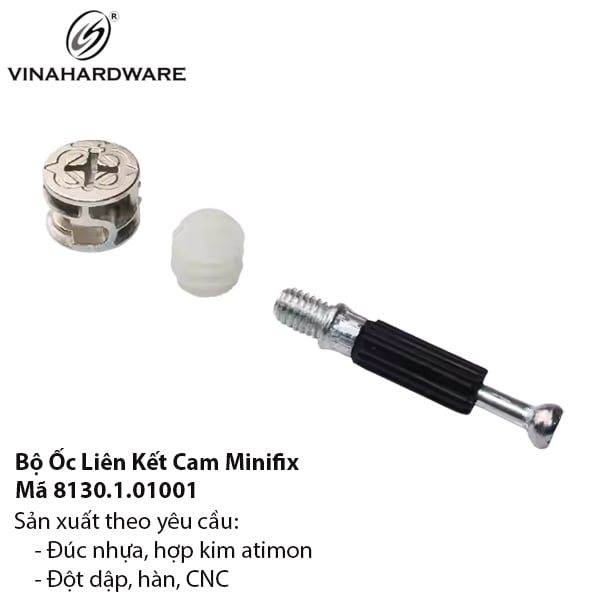 Bộ Ốc Cam Minifix 42mm - Mã 8130.1.01001