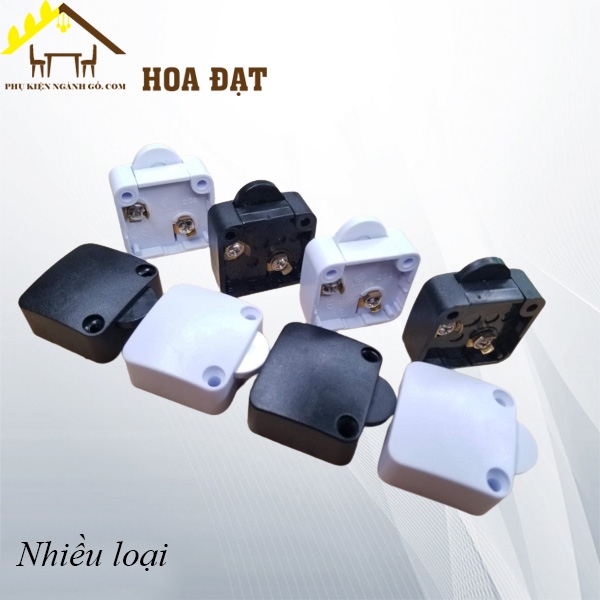 Công tắc nhựa cảm ứng Vinahardware, màu đen - VNH0012B