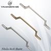 Tay nắm tủ C vuông màu xám