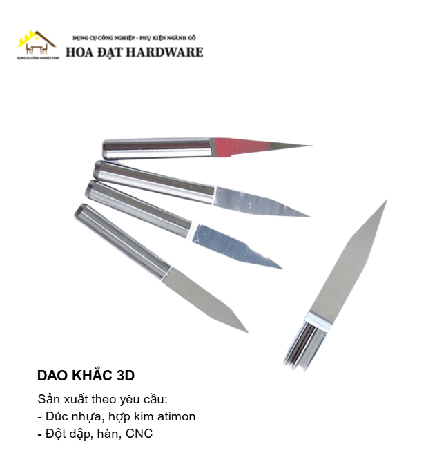 Dao khắc 3D phi Ø4