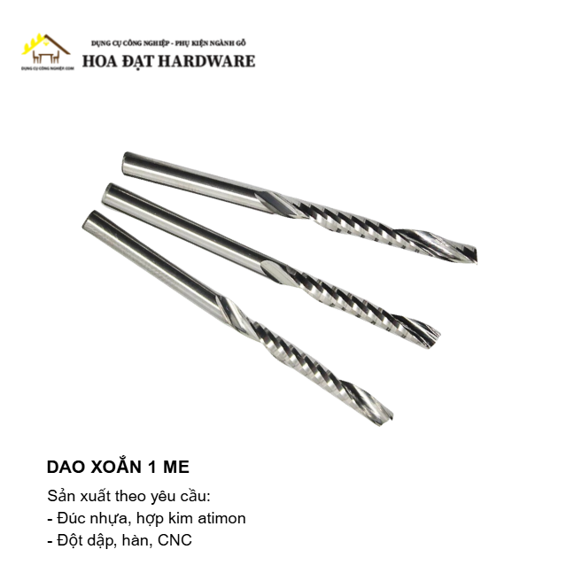 Dao xoắn 1 me Ø 4x22mm