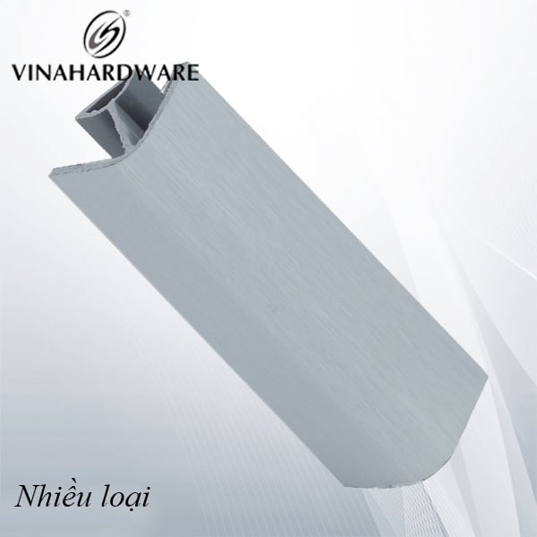 Nẹp nhôm che góc chân tủ bếp Vinahardware-VNH5280