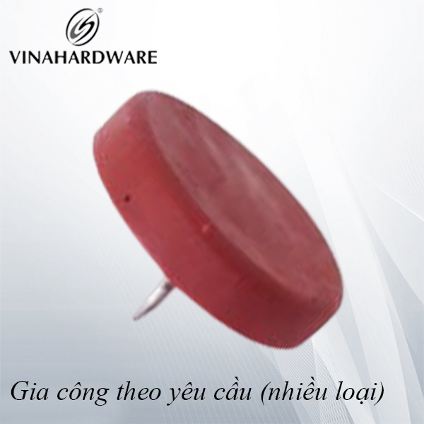 Đinh nhựa đỏ Vinahardware phi 30x6 DN306 (Cái