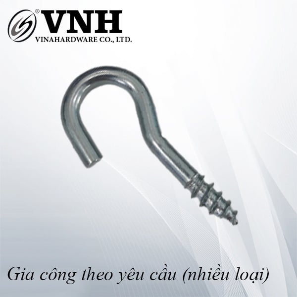 Khoen móc câu Vinahardware, xi trắng - KT0370T