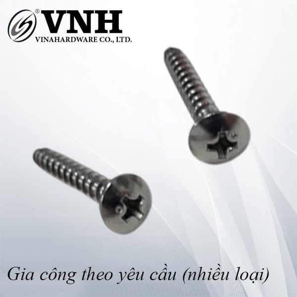 Vít đầu dù răng nhuyễn Vinahardware loại M4, inox 304 - SC412IN