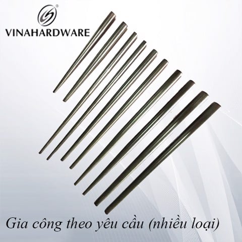 Gia công chân ống côn Vinahardware KT120*32*23, thép mạ vàng VNH2923514