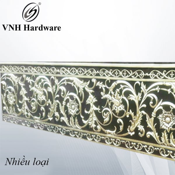 Gia công đúc gang hoa văn lan can cầu thang Vinahardware VNH53128-VNH53128