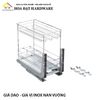 Giá dao thớt, gia vị inox - Loại nan vuông