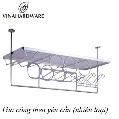 Giá kệ treo ly Inox Vinahardware