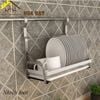Giá để đĩa treo ngoài Inox nan dẹt 304 - 4100.4.02630