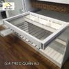 Ngăn kéo treo quần âu đa năng kết hợp khay đựng đồ, màu trắng Vinahardware - VNH0490