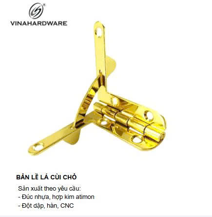 Bản lề lá cùi chỏ Vinahardware
