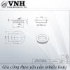 Tay nắm âm tròn hệ cửa gỗ (Xuất khẩu) 1324.4.14060