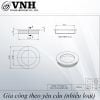 Tay nắm âm tròn hệ cửa gỗ (Xuất khẩu) 1324.4.14060