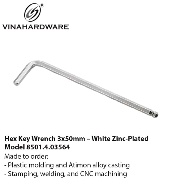 Khoá lục giác Vinahardware 3x50mm 8501.4.03564