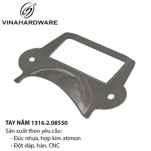 Tay nắm Cargo 80*55mm VNH màu grey (Sản xuất theo MOQ) 1316.2.08550
