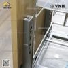 Giá dao thớt inox nan vuông ray giảm chấn - 4100.4.97300