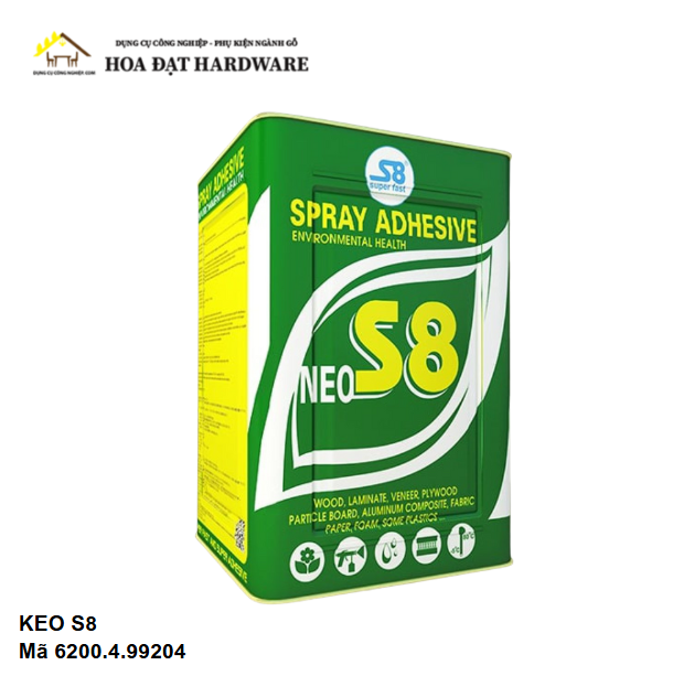 Keo Dán S8 - Dán Tường, Gỗ, Kim Loại Chắc Chắn - Mã 6200.4.00330