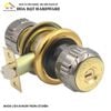 Khóa cửa đi núm tròn mạ vàng – Mã 1510.2.21238 Vinahardware
